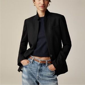 EUC J. Crew Capsule Classic Black Regent Blazer sz 2